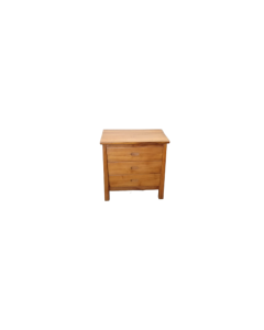 Pyramid Nightstand 3 Drawers 55x45x70